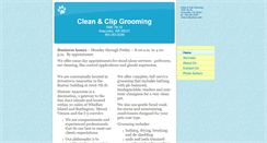 Desktop Screenshot of cleanandclipgrooming.com